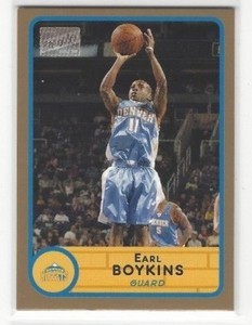 2003-04 BAZOOKA BASKETBALL PARALLEL GOLD SERIES SINGLES