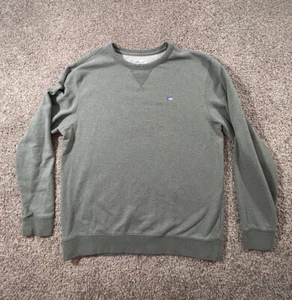 Southern Tide Sweater Mens M Green Blue Crew Neck Long Sleeve Cotton Polyester - Picture 1 of 8