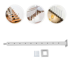 Cable Railing Post Deck Railing 35.4" Silver Post W/ Holes Stainless Steel - Picture 1 of 24