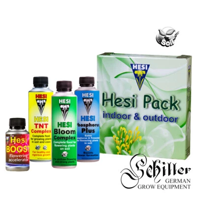 HESI Pack indoor & outdoor - Starterkit Mini - Anzucht Dünger Growbox Erde Grow! - Bild 1 von 4