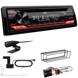 JVC KD-DB622BT DAB inkl Antenne Bluetooth USB Set für Peugeot 1007 schwarz - Bild 1 von 5