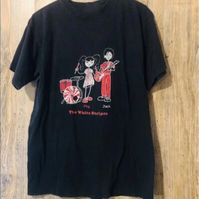 Camisa The White Stripes Jack Meg Gift Family Hombres Todas las Tallas FN693 Foto 1 de 3