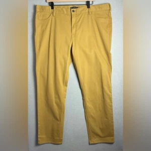Banana Republic schmale Passform Traveler Hose golden khaki Herren Größe 42 x 32 neu ohne Etikett - Bild 1 von 12