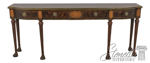 58713EC: THEODORE ALEXANDER Neoclassical Mahogany Sideboard Commode Cover