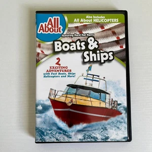 All About Helicopters Boats and Ships (DVD, 2008) Hard Hat Harry Educational  - Picture 1 of 4