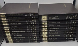 Book of Life Zondervan 1980 22 of 24 vols Brown Leather Gilt VG HB 240829 - Picture 1 of 10