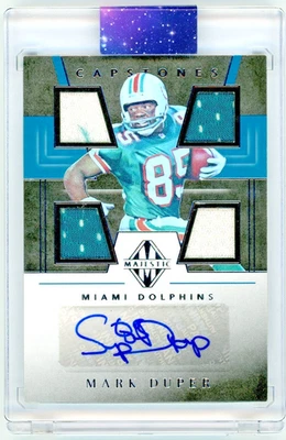 Mark "Super" Duper Quad Game-Used Patch Auto /99 Magestic - Image 1 of 2