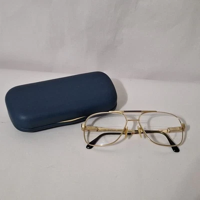 FRAMES ONLY Vintage Safilo Elasta  3022/P Eyeglass Men's Aviator With Case - Image 1 of 4