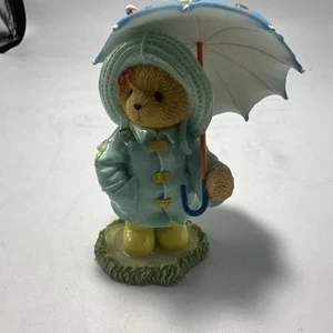 (#49). Cherished Teddies 2003 "A Splash Of Springtime…”Bear w/Umbrella. - Picture 1 of 24