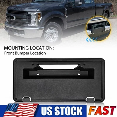 Fit 2017 2018 19 Fitd F250 F350 F450 F550 Super Duty Front License Plate Bracket — 第 1/4 张图片