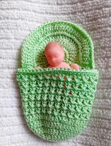 Sleeping Bag for Silicone Zuru 5 Surprise My Mini Baby Doll /Ooak Doll by Sian - Picture 1 of 2