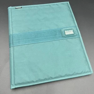 Carpeta de nailon FiveStar Mead verde azulado de 1990 soporte para cuaderno bolsillo con cremallera - Imagen 1 de 14