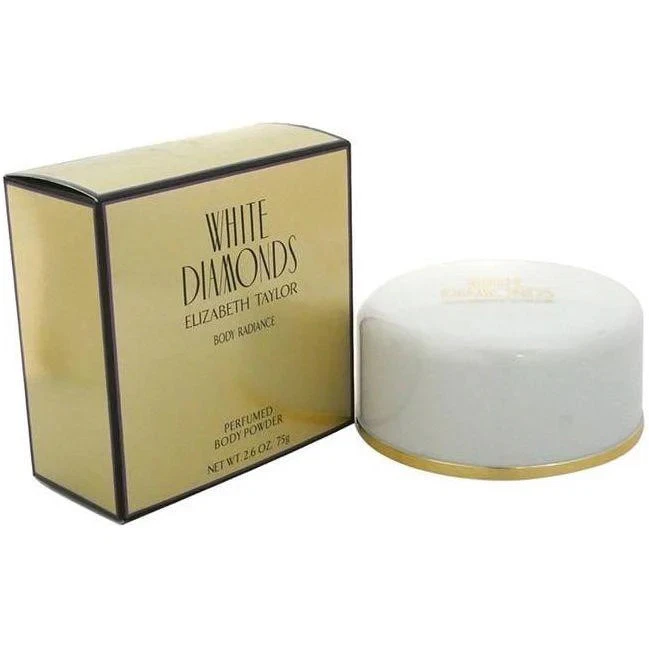 Polvo corporal perfumado White Diamonds de Elizabeth Taylor Body Radiance 2,6 oz Foto 1 de 1
