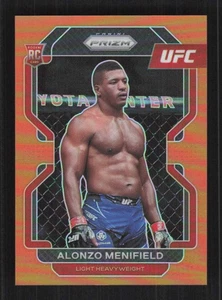 Alonzo Menifield 2022 Panini Prizm UFC Orange Prizms #/99 Rookie #157 - Picture 1 of 3