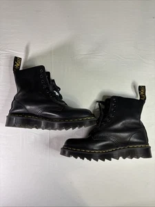 Dr. Martens 1460 Pascal Ziggy Air Wair Herren 7, Damen 8, UK 6 Schwarz Schnürstiefel. - Bild 1 von 9