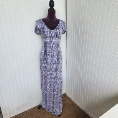 Maxi Camisa Vestido TART Modal Estampado Geométrico Gris Mangas Elastizadas Geo Talla S Foto 1 de 4