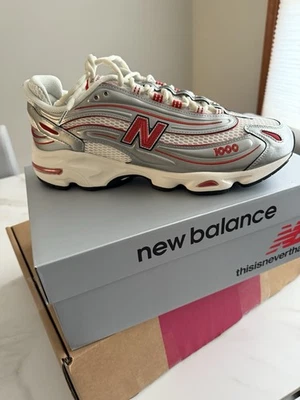 New Balance Thisisneverthat x 1000 Metallic Silver Red Size 15 - Image 1 of 4