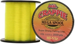 Lew's MC4HV Mr. Crappie Mega Spool, Hi-Vis 4 Lb,  - Picture 1 of 1