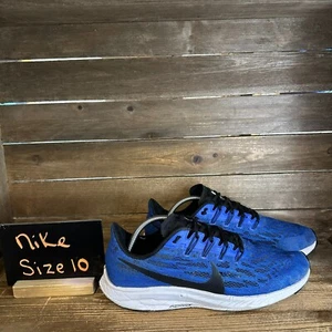 Mens Nike Air Zoom Pegasus 36 Blue Athletic Running Sneakers Shoes Size 10 D GUC - Picture 1 of 7
