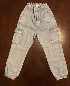 Pantalone Jeans Mayoral cargo pants bambina 7 anni 122 cm tinta unita 4 tasche - Imagen 1 de 3