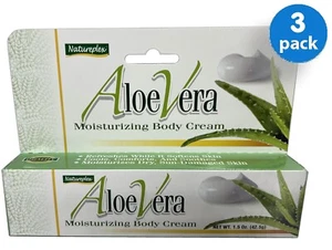 Natureplex Aloe Vera Feuchtigkeitsspendende Körpercreme Weiche Hautlotion Creme 1,5oz 3Pac - Bild 1 von 2