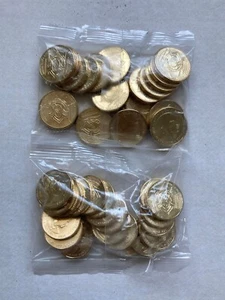 2024 $1 AFL & AFLW Premiership Coin Queen Elizabeth II QEII Bag of 20 Coins Pair - Bild 1 von 5