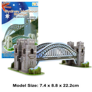 NEW! Sydney Harbour Bridge 37pcs 3D Puzzle DIY Model Building Kit