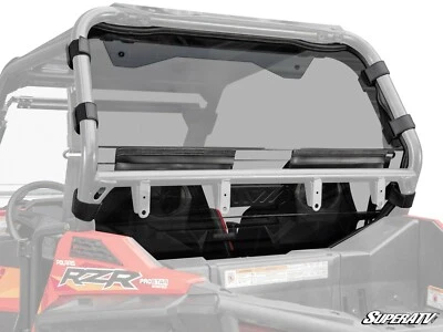 Parabrisas trasero ventilado de alta resistencia SuperATV para Polaris RZR S 1000 (2016-2020) Foto 1 de 4
