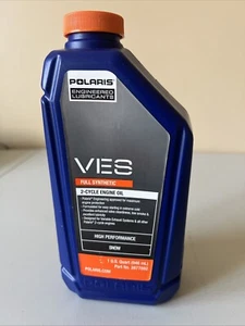 Polaris 2877882 VES Full Synthetic 2-Cycle Engine Oil 1 Quart Bottle Snowmobiles - Picture 1 of 11