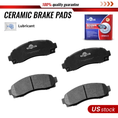 Front Ceramic Brake Pads for Mazda B2300 B3000 B4000 2003-2011 Ford Ranger V6 - Image 1 of 4