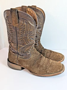 Ariat® Men's Circuit Paxton Tan Hippo Print Square Toe Boots 10042407 Men's 8.5D - Picture 1 of 11