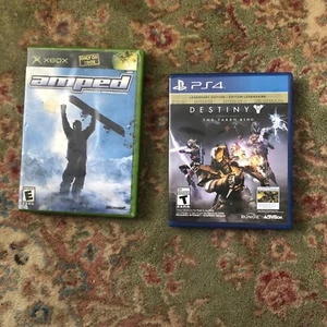 Amped: Freestyle Snowboarding (Microsoft Xbox, 2001)  and destiny ps4 - Picture 1 of 3