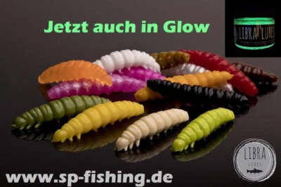 LIBRA LURES LARVA Forellenköder Softbait Gummiköder Set BOX Aroma Forelle - Bild 1 von 4