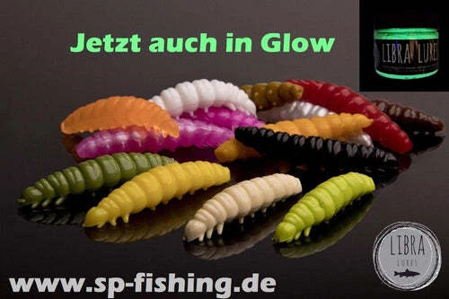 LIBRA LURES LARVA Forellenköder Softbait Gummiköder Set BOX Aroma Forelle - Bild 1 von 4