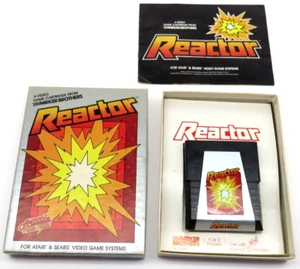 Reactor (Atari 2600, 1982) By Parker Brothers (Box, Cartridge & Manual) NTSC - Picture 1 of 16