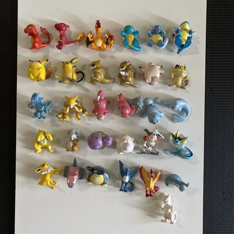 Vintage Tomy Pokemon Lot 31 Figures Kanto Set Collection Blastoise Charizard Cover