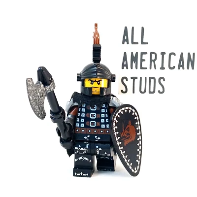 LEGO Castle Evil Boar Knight Minifigure Medieval Shield Series 7 CMF Warrior BAM - Image 1 of 4