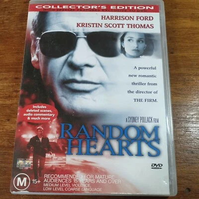 Random Hearts Collector's Edition DVD R4 FREE POST Harrison Ford, Bonnie Hunt - image 1 of 4