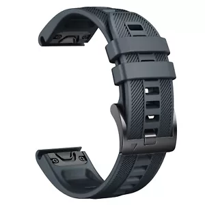 Schnellspanner Silikon Uhrenarmband Armband Gürtel für Garmin Fenix7/6/5plus #YS - Bild 1 von 20