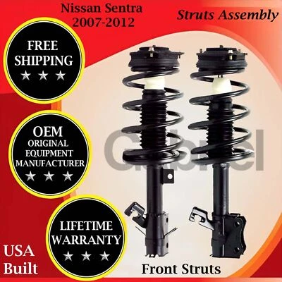 Gabriel Genuine OEM Front Struts for 2007-2012 Nissan Sentra Lifetime Warranty - Image 1 of 4