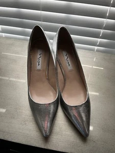 Ladies silver chunky shoe - Picture 1 of 8