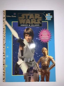 Star Wars Heroes and Villains coloring book new (Golden books) - Picture 1 of 5