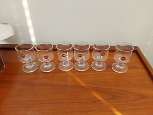 Set Of Six German Made ‘ Thomas’ Shot / Spirit Glasses 