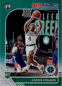 2019-20 Hoops Premium Stock Prizms Green #227 Carsen Edwards