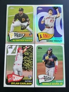 2021 Topps Series 2 Topps 1965 Redux Inserts with Chrome and Rookies You Pick