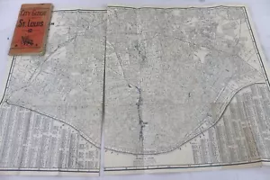 H.E. Gross St. Louis City Street Guide Of Saint Louis Missouri 1946 Map Suburbs - Picture 1 of 14