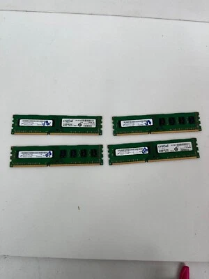 4X MT16JTF51264AZ-1G6K1 MICRON  desktop memory RAM DIMM PC3 4GB 12800 DDR31600 - Image 1 of 3
