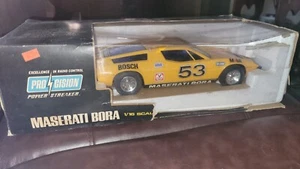 Vintage PROCISION RC Car Maserati Bora 1/16 BOSCH MOBIL Power Streaker In Box - Picture 1 of 17