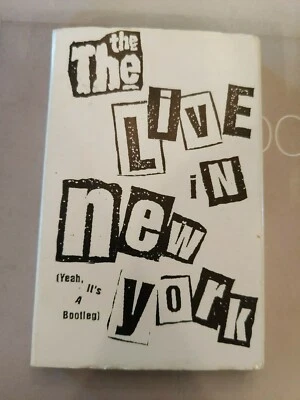 The The - LIVE IN NEW YORK (YEAH, IT'S A BOOTLEG)  Cassette Tape RARE 1993 promo - Image 1 of 4