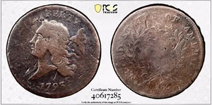 1793 Liberty Cap Half Cent PCGS Good Details Surface, Strike & Color TruView - Picture 1 of 3